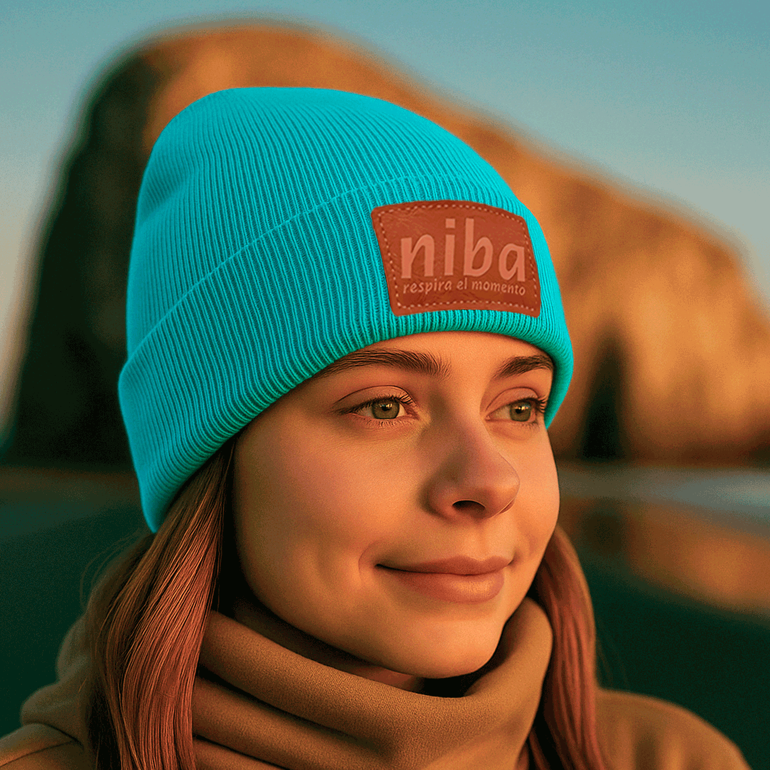 Gorro De Lana Los Maquis Celeste Niba - imagen 3