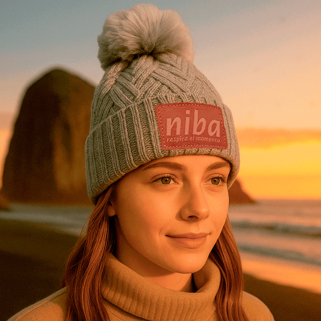 Gorro de lana Huingan Gris Niba - imagen 3