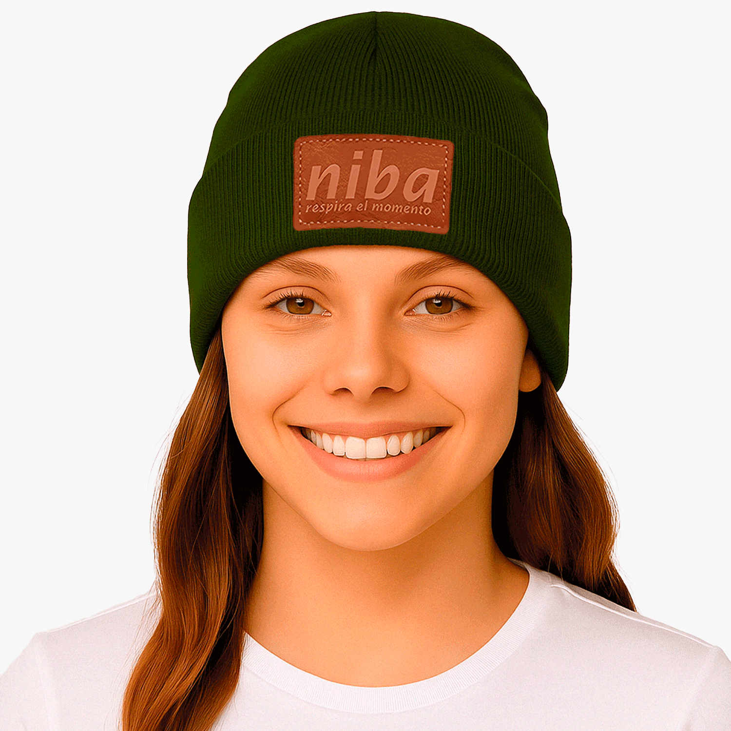 Gorro De Lana Los Maquis Verde Petróleo Niba